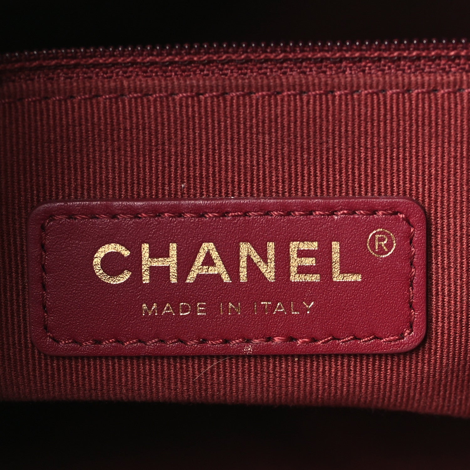 Chanel Caviar Quilted Twist Your Buttons Hobo Burgundy 6 of 9