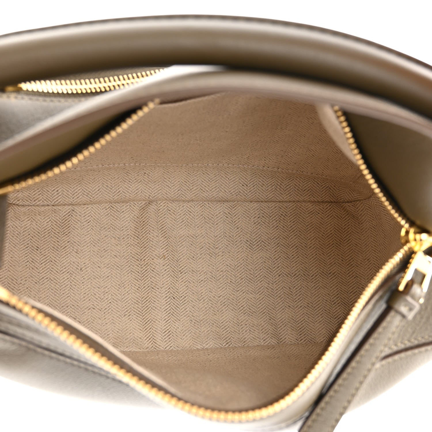 Loewe Calfskin Small Puzzle Bag Dark Khaki Green 5 of 10