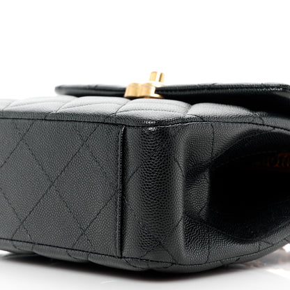 Chanel Caviar Quilted 31 Rue Cambon Mini Top Handle Flap Black 11 of 11