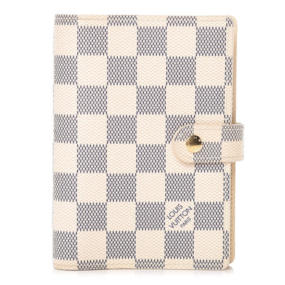 Louis Vuitton Damier Azur Small Ring Agenda Cover 1 of 8