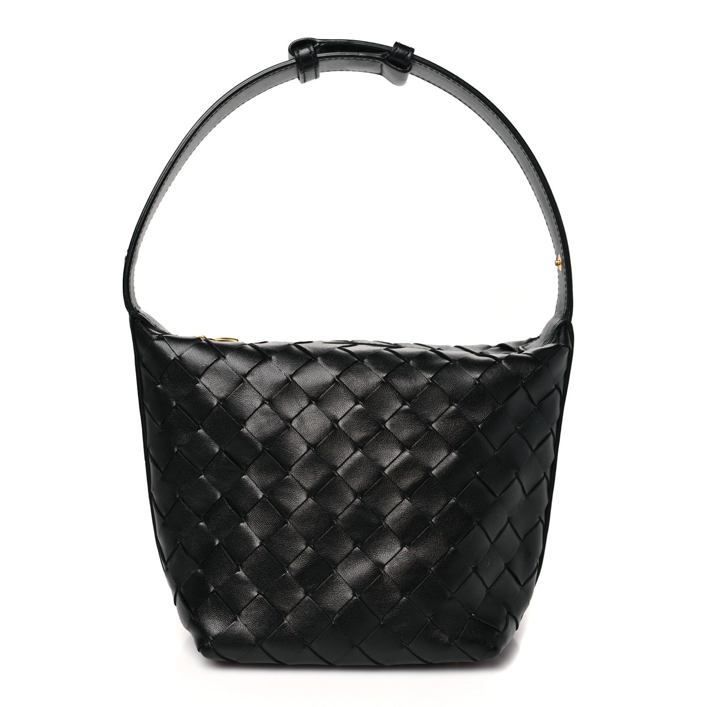 Calfskin Nappa Intrecciato Mini Wallace Black
