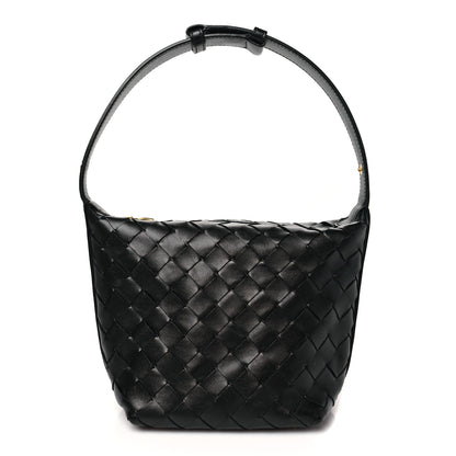 Bottega Veneta Calfskin Nappa Intrecciato Mini Wallace Black 1 of 10