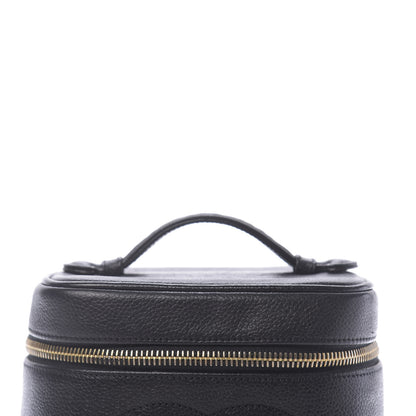Chanel Caviar Cosmetic Vanity Bag Black 10 of 11