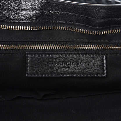 Balenciaga Chevre Gold Metallic Edge Hardware City Black 7 of 8