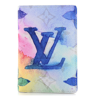 Louis Vuitton Monogram Watercolor Pocket Organizer NM Multicolor 1 of 7