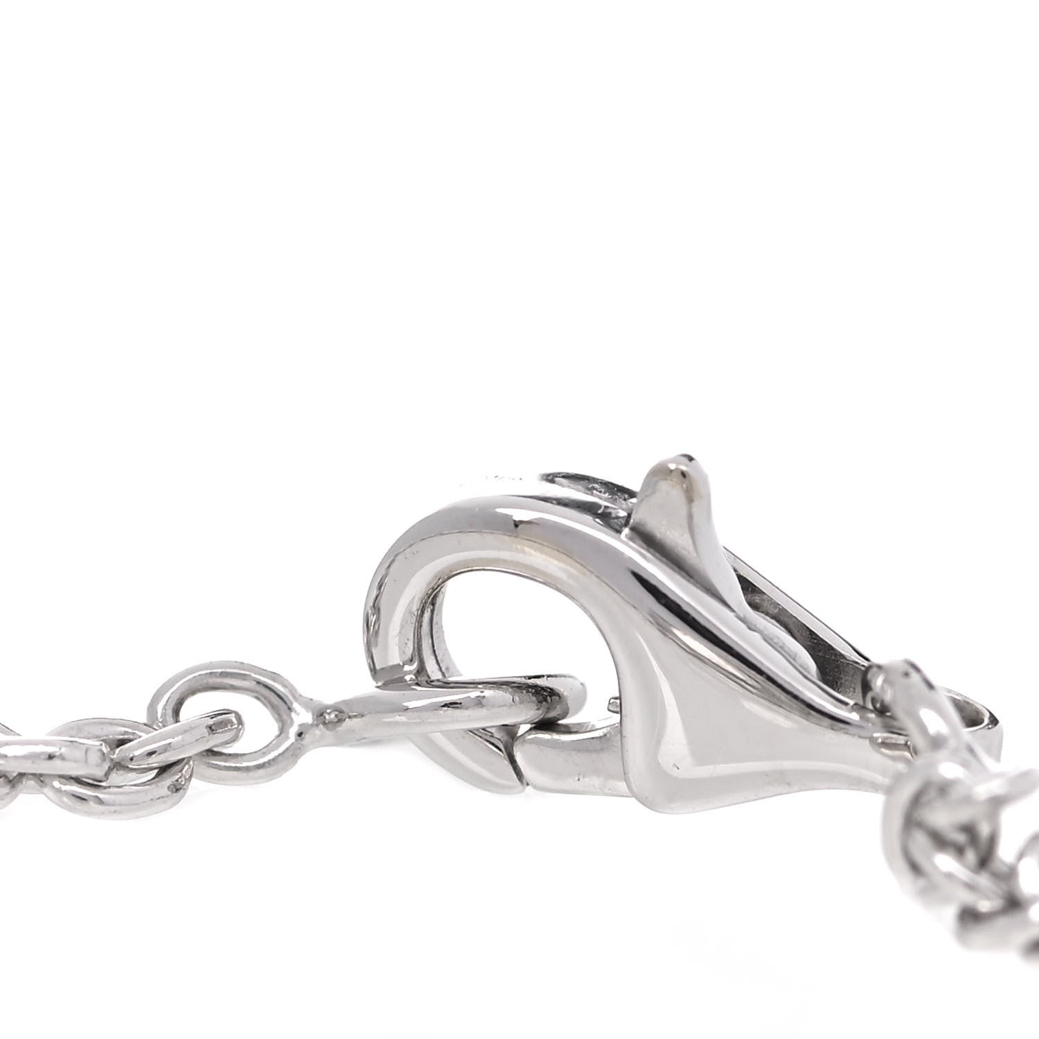 Cartier 18K White Gold Interlocking LOVE Bracelet 4 of 8