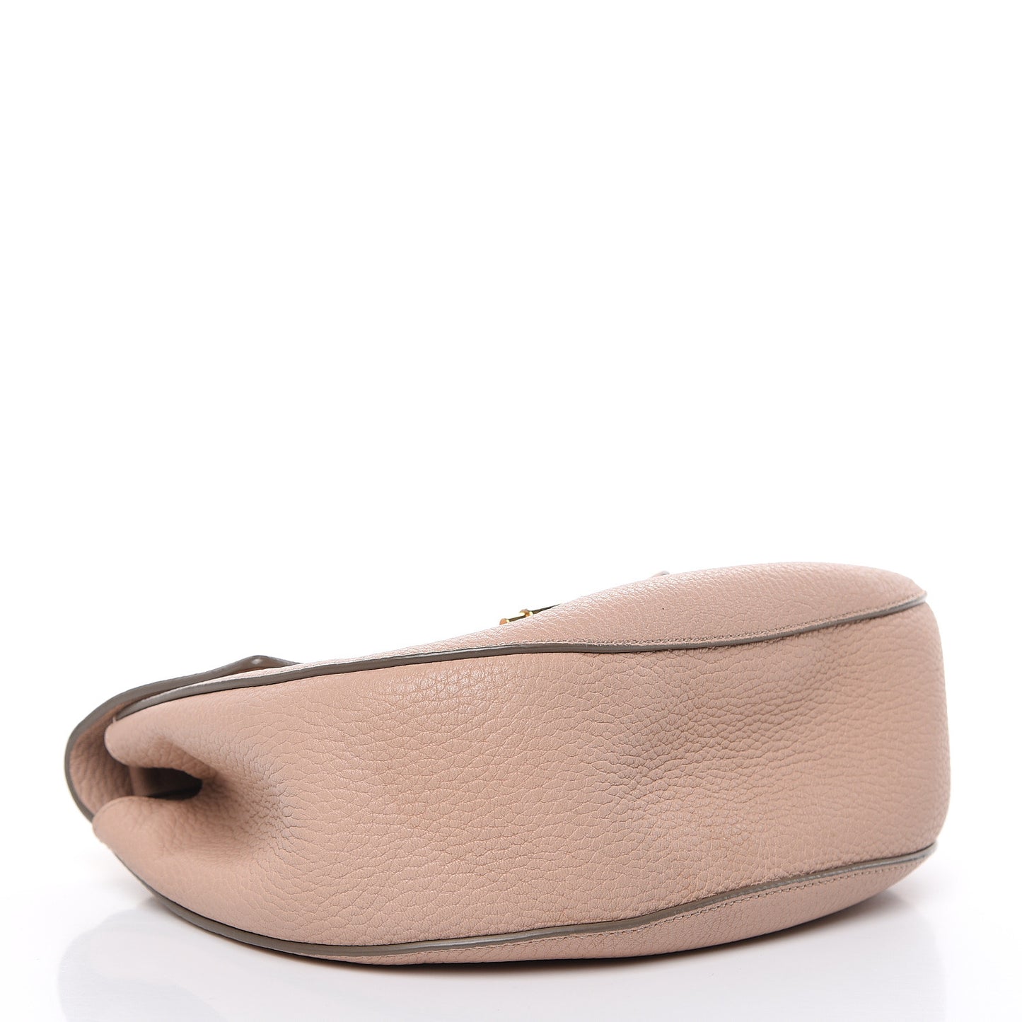 Grained Lambskin Drew Shoulder Bag Cement Pink