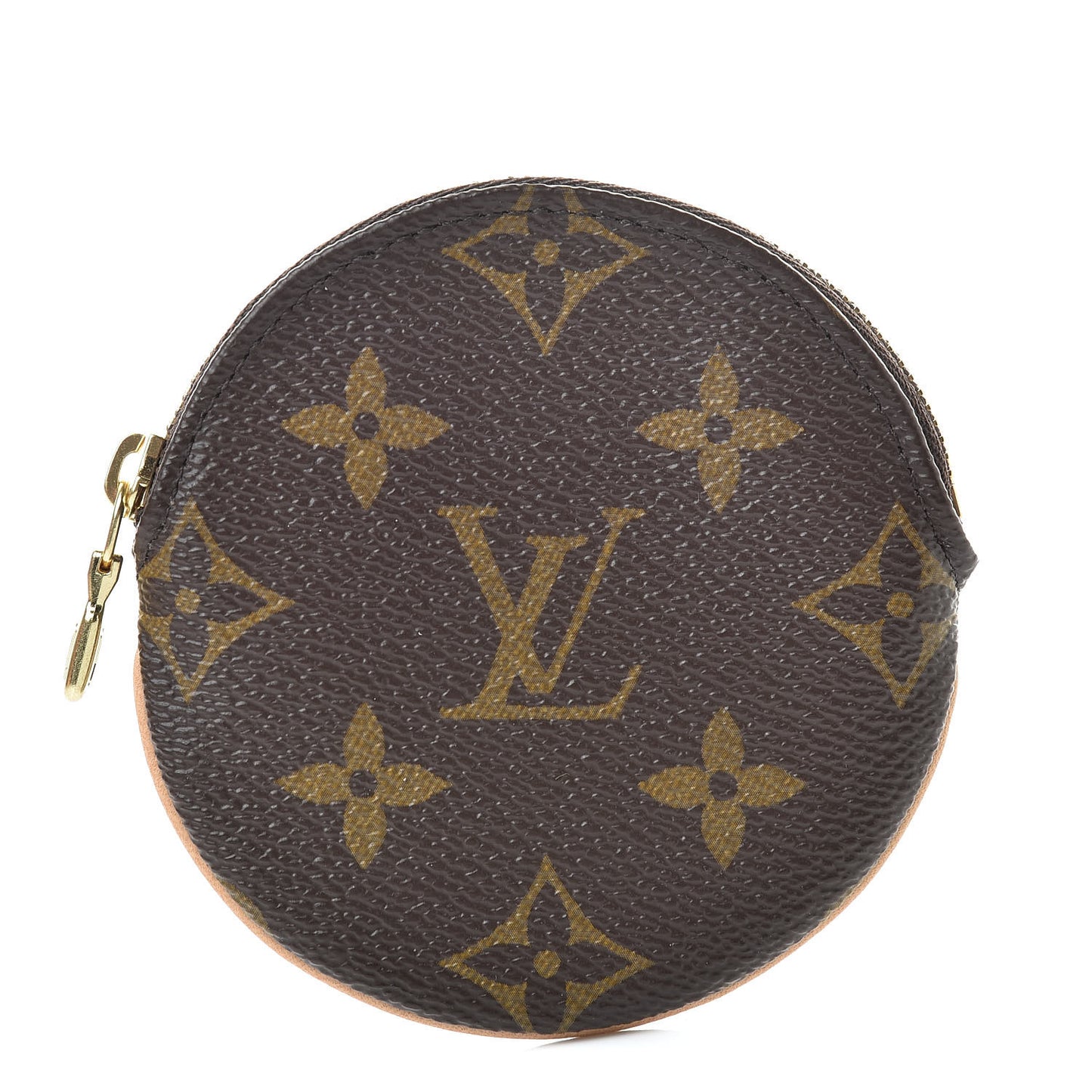 Monogram Round Coin Purse