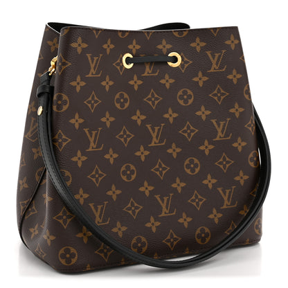 Louis Vuitton Monogram Neonoe MM Black 3 of 12