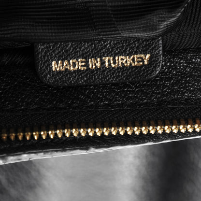 Burberry Buffalo Leather East West Tote Black 7 of 9