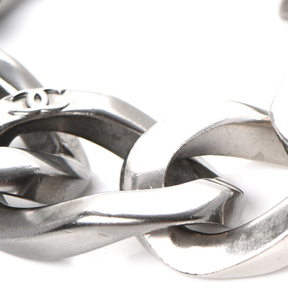 Chanel Chain Link CC Bracelet Silver 5 of 8