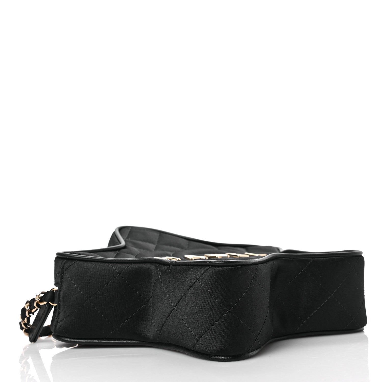 Chanel Satin Walk Of Fame Bag Black 4 of 9