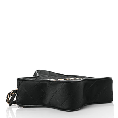 Chanel Satin Walk Of Fame Bag Black 4 of 9