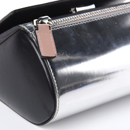 Givenchy Metallic Calfskin Mini Pandora Box Crossbody Bag Silver 8 of 16