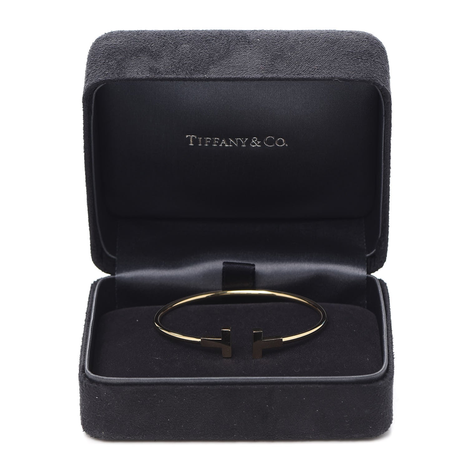 Tiffany 18K Yellow Gold T Wire Bracelet 5 of 5