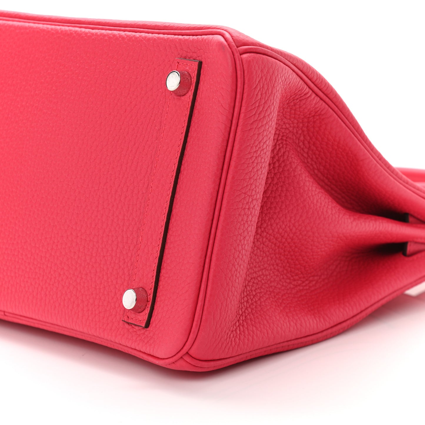Taurillon Clemence Birkin 30 Rose Extreme