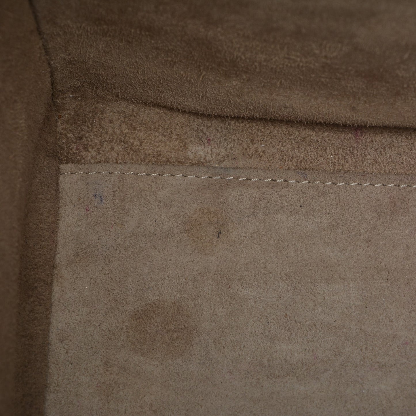 Drummed Calfskin Mini Luggage Dune