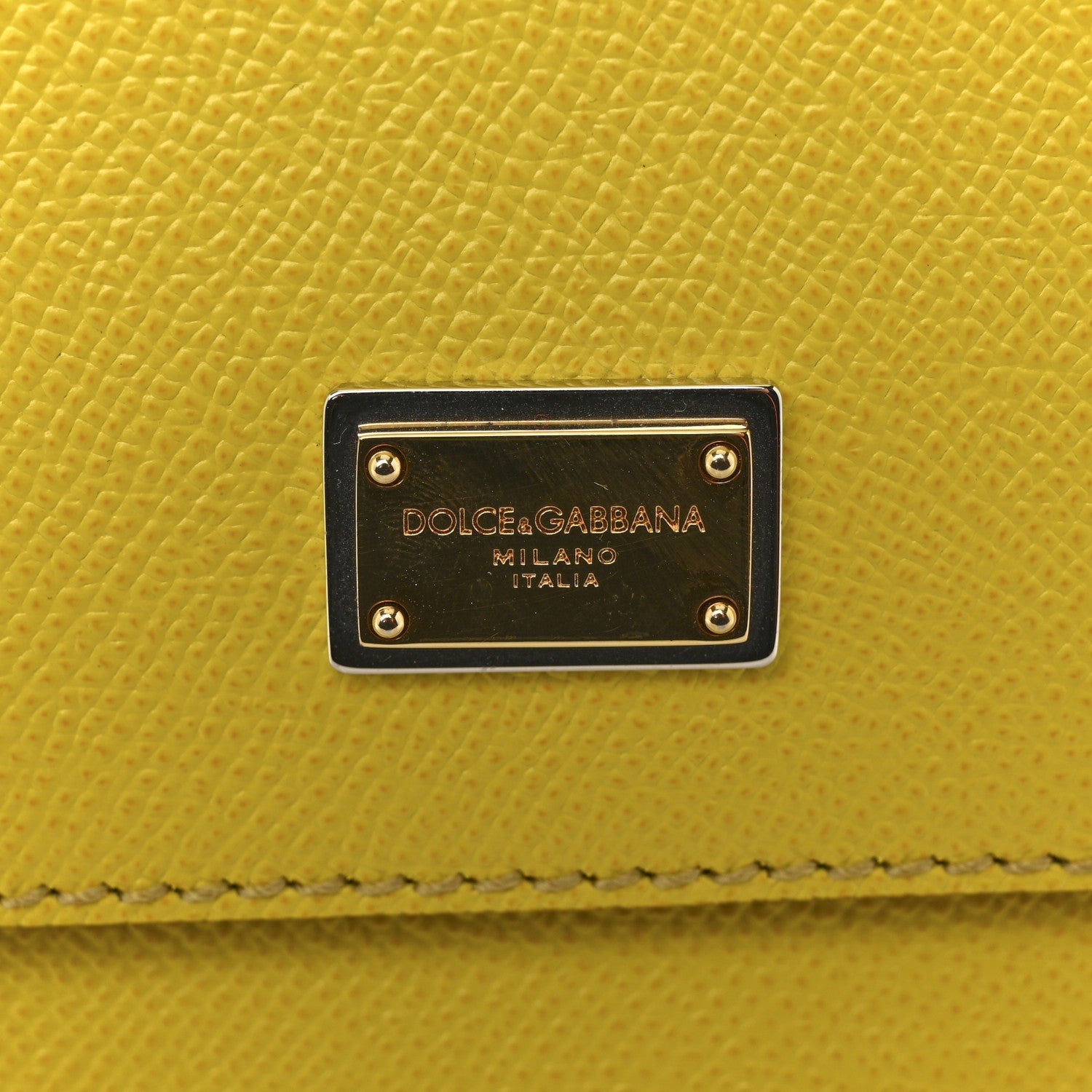 Dolce & Gabbana Dauphine Medium Miss Sicily Satchel Yellow 14 of 15