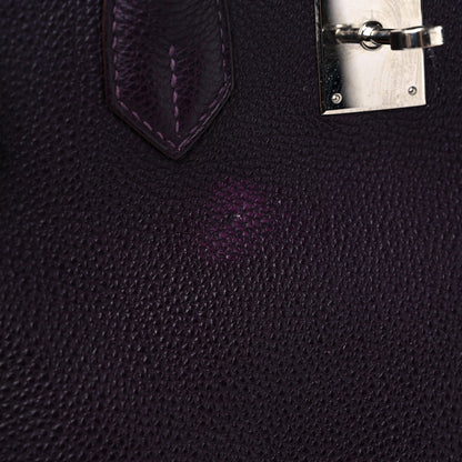Hermes Togo BIRKIN 35 Raisin 17 of 27