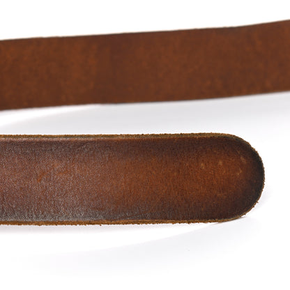 Gucci Faded Calfskin Double G 40mm Belt 85 34 Cuir 6 of 7