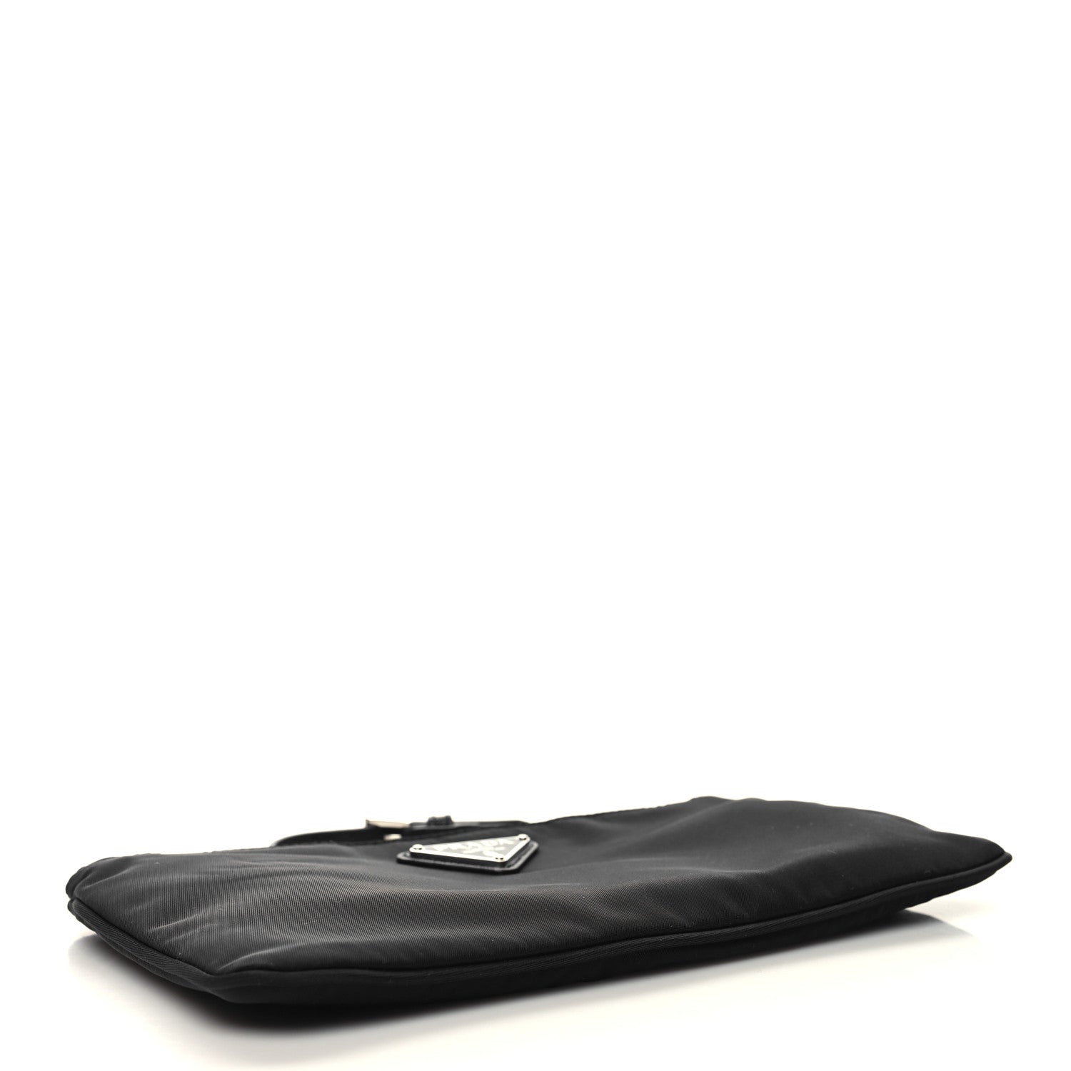 Prada Tessuto Nylon Saffiano Wristlet Black 4 of 9