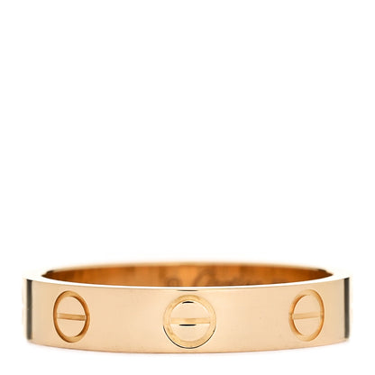 Cartier 18K Yellow Gold 3.5mm LOVE Wedding Band Ring 52 6 1 of 5