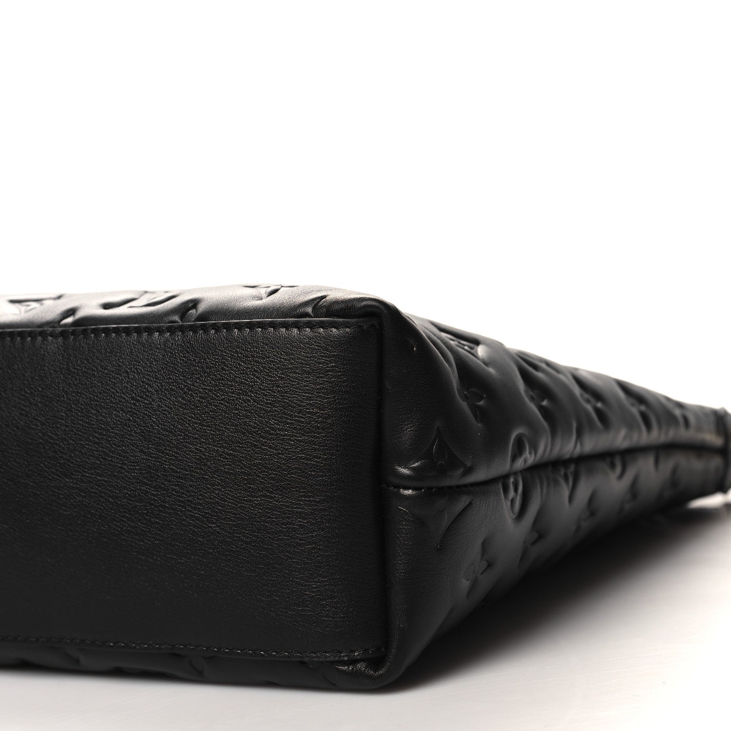 Louis Vuitton Calfskin Embossed Monogram Coussin Hobo MM Black 10 of 10