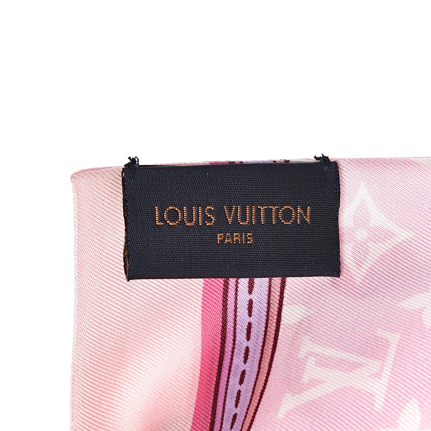 Silk Monogram Superstition Bandeau Light Pink
