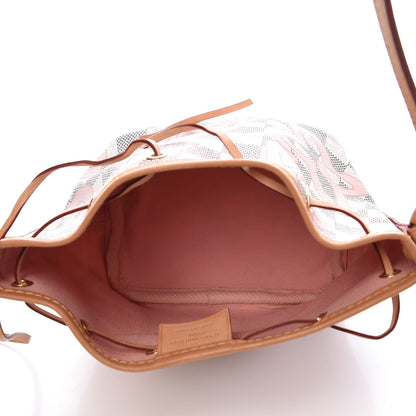 Louis Vuitton Damier Azur Tahitienne Nano Noe Rose Ballerine 5 of 7