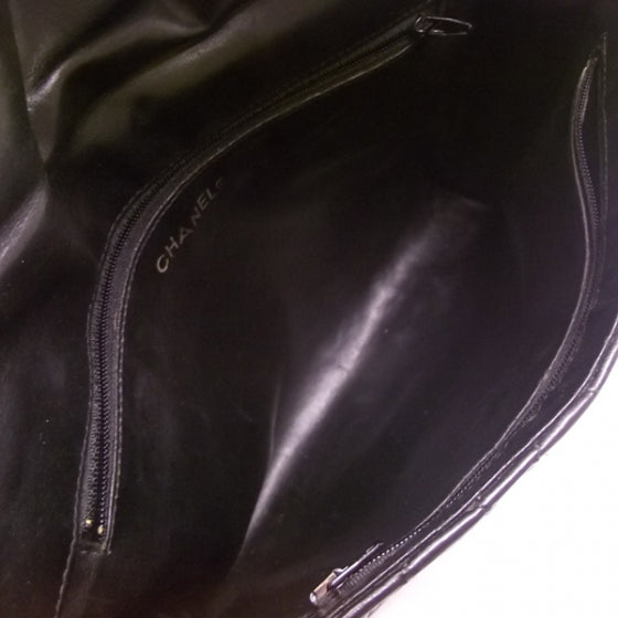 Leather Quilted Flap