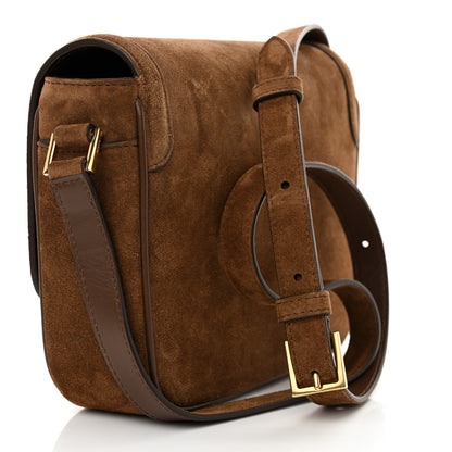 Tom Ford Suede Small Wallis Flap Bag Whisky 3 of 12