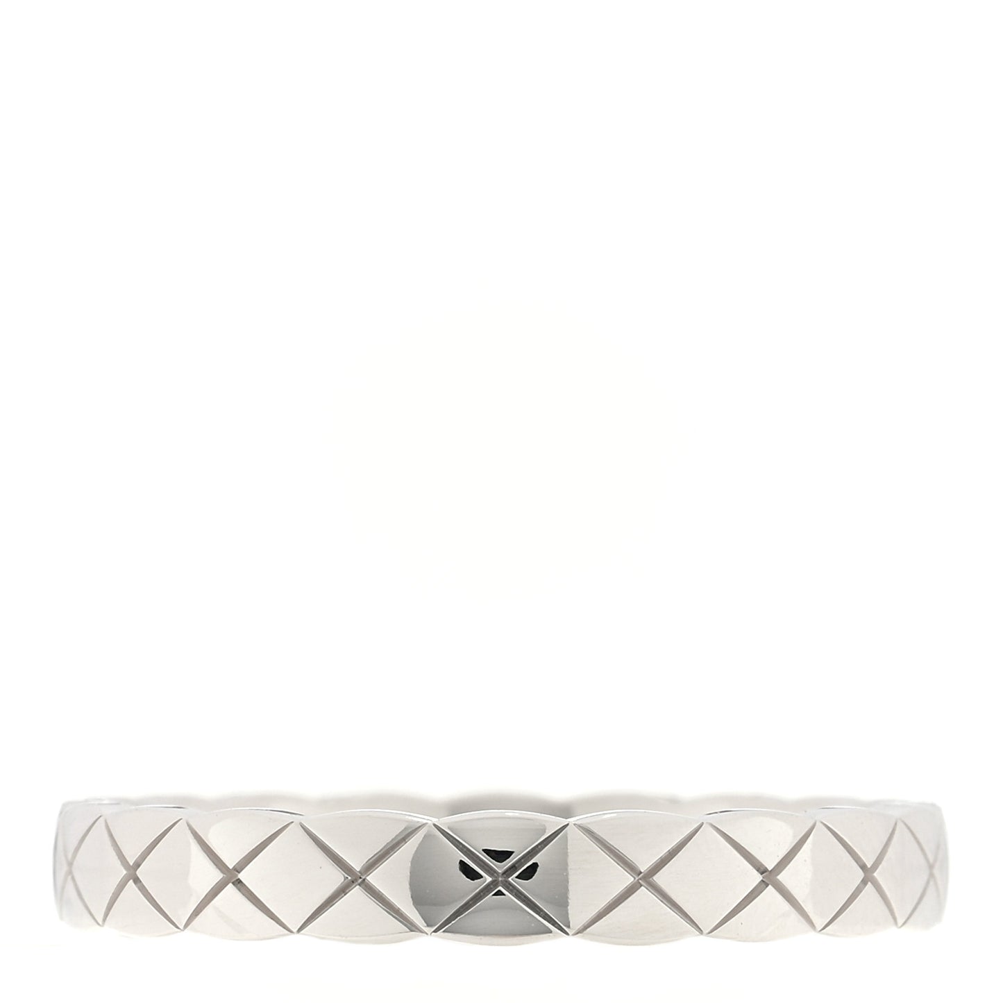 18K White Gold Mini Coco Crush Ring 58 8.25