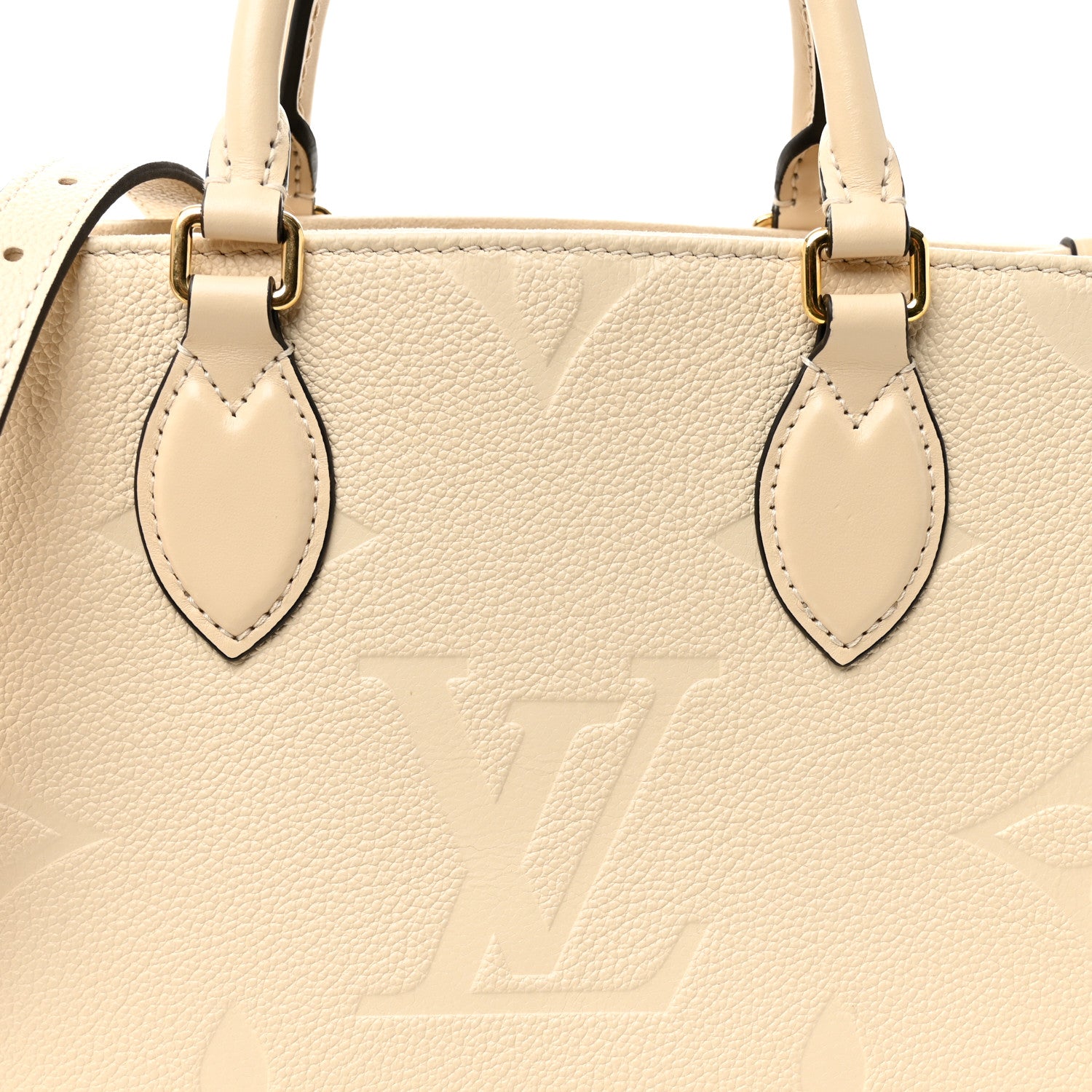 Louis Vuitton Empreinte Monogram Giant Onthego PM Cream Beige 7 of 9