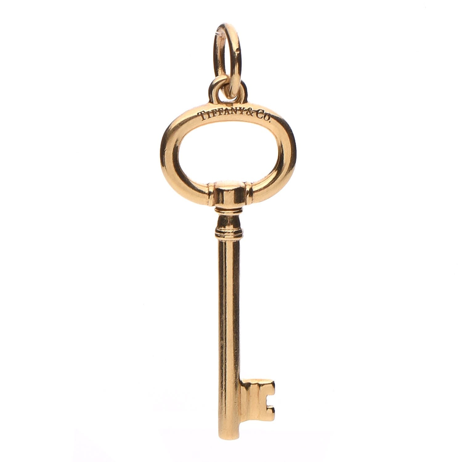 Tiffany 18K Yellow Gold Key Pendant 1 of 4