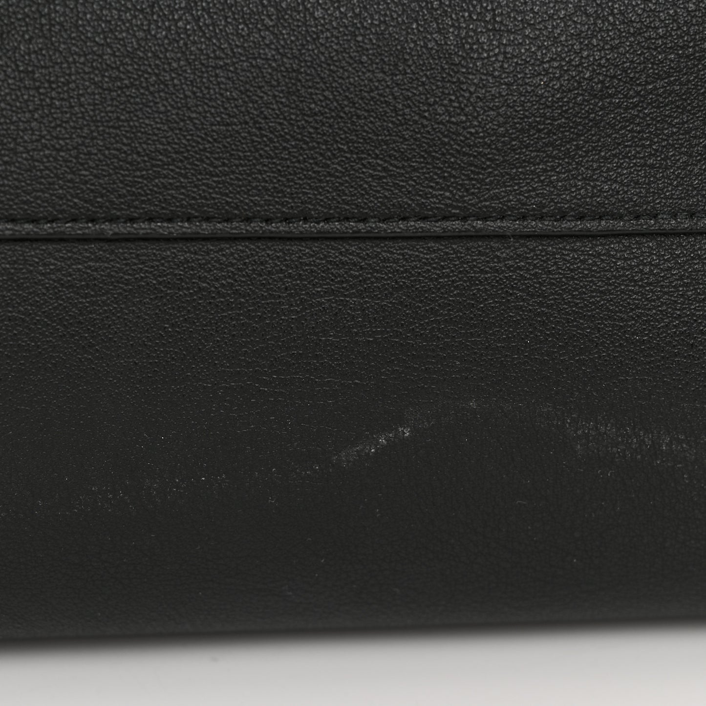 Calfskin Large Shopping Tote Black