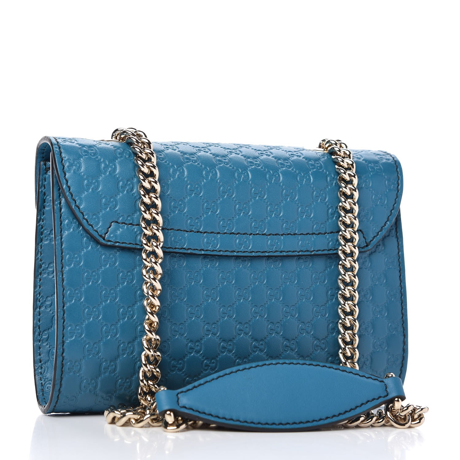 Gucci Microguccissima Mini Emily Shoulder Bag Deep Cobalt 3 of 10