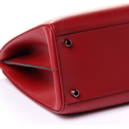 Gucci Shibuya Calfskin Medium Zumi Top Handle Bag Hibiscus Red 9 of 10