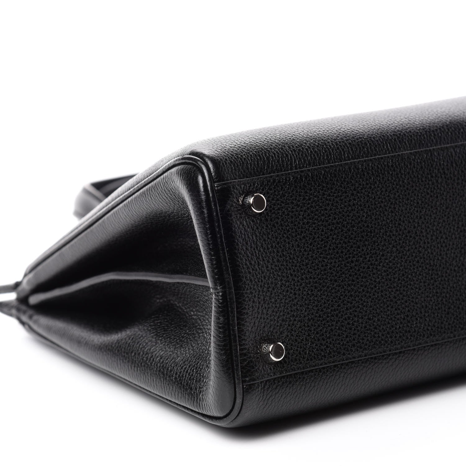 Gucci Grainy Calfskin Medium Zumi Top Handle Bag Black 6 of 11