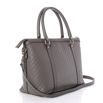 Gucci Soft Microguccissima Small Zippered Satchel Loess 4 of 8