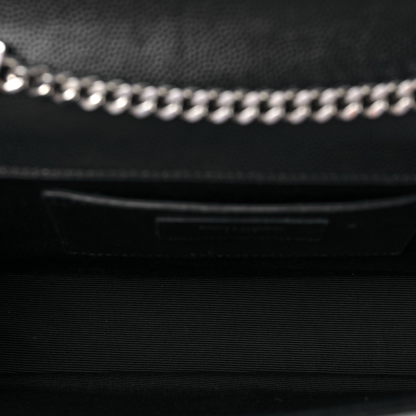 Grain De Poudre Studded Medium Monogram Kate Satchel Black