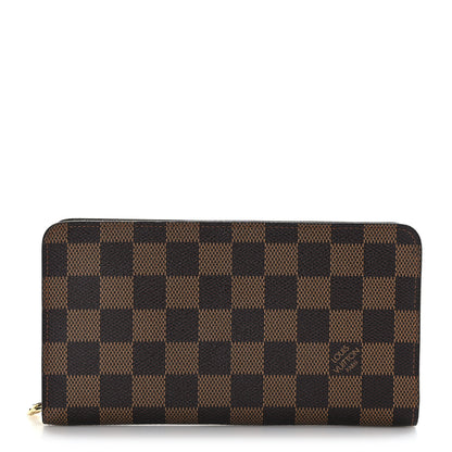 Louis Vuitton Damier Ebene Porte-Monnaie Zippe Zippy Wallet 1 of 6
