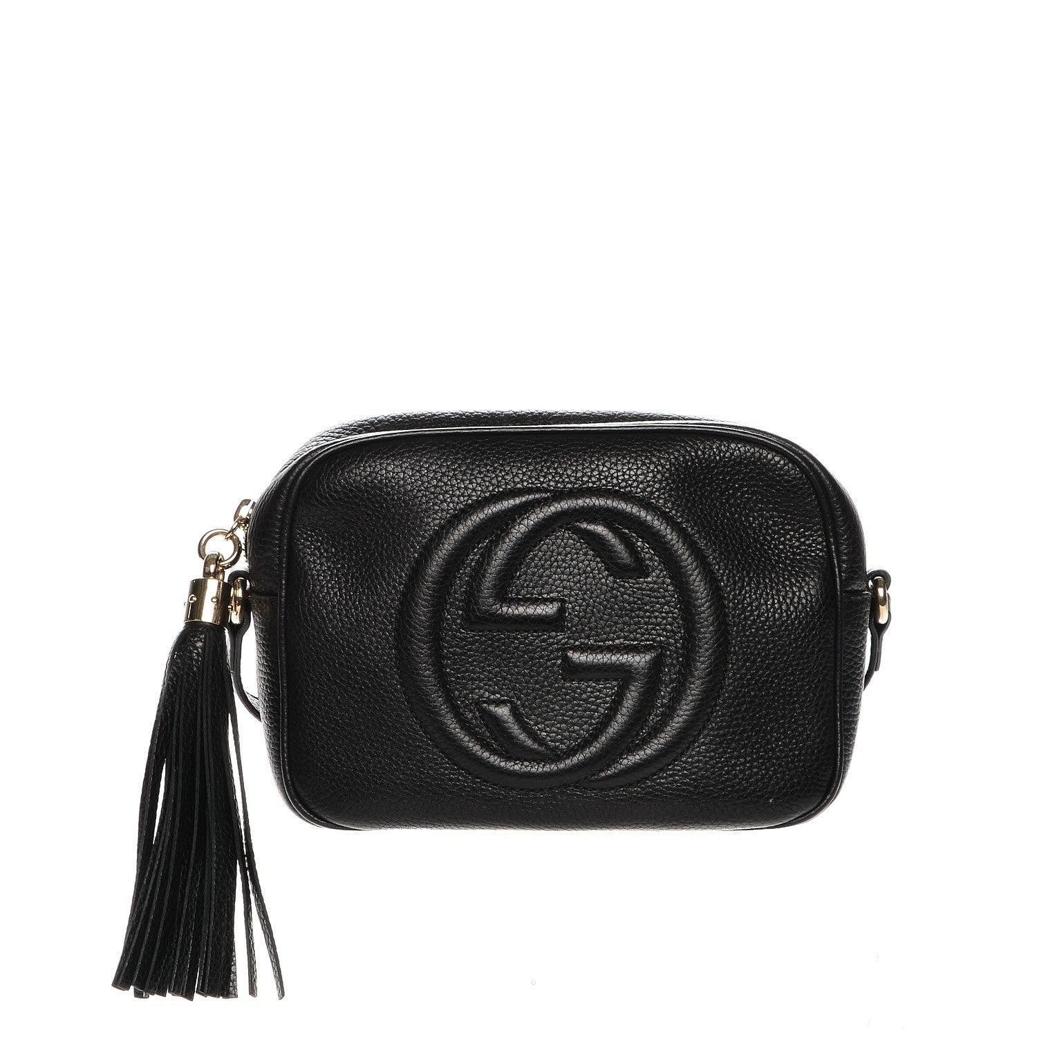 Gucci Pebbled Calfskin Small Soho Disco Bag Black 1 of 7