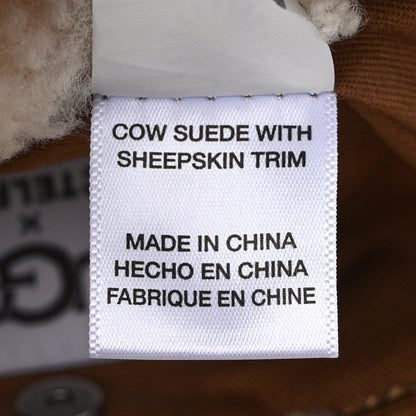 Telfar X UGG Suede Shearling Small Shopping Bag Chestnut 7 of 10