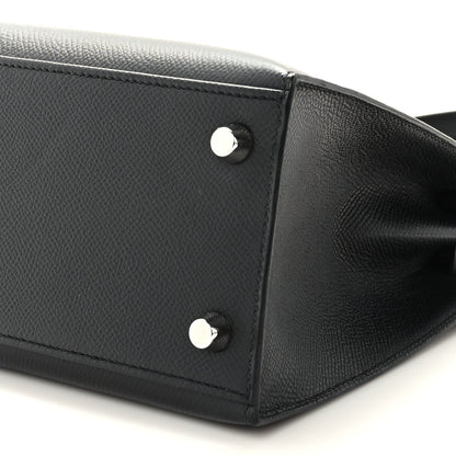Hermes Epsom Kelly Sellier 25 Black 9 of 10