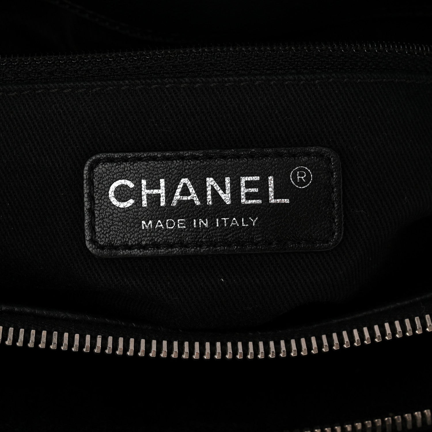 Chanel Caviar Quilted CC Timeless Soft Tote Black 7 of 12