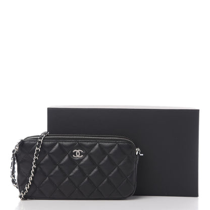 Chanel Quilted Small Clutch With Chain Black 11 of 11