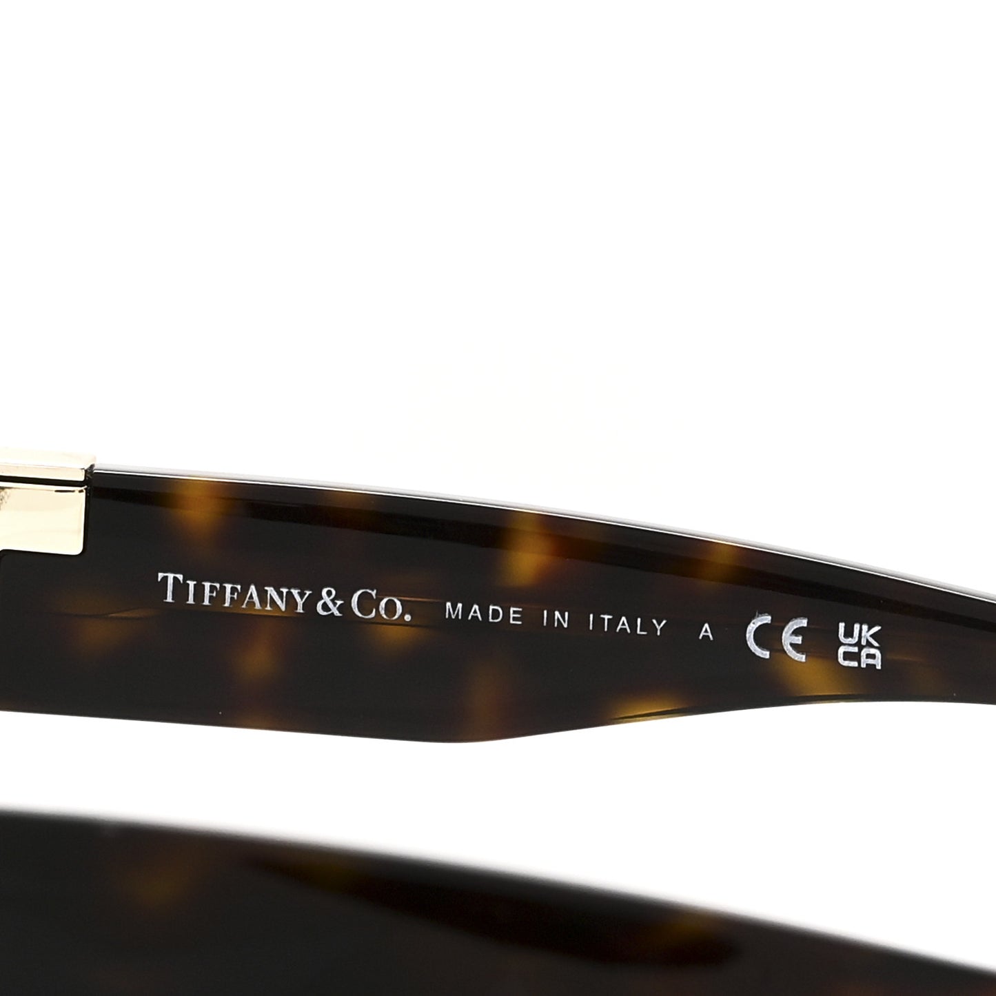 Acetate Metal Tiffany T Tortoise Cat Eye Sunglasses TF4238U Brown