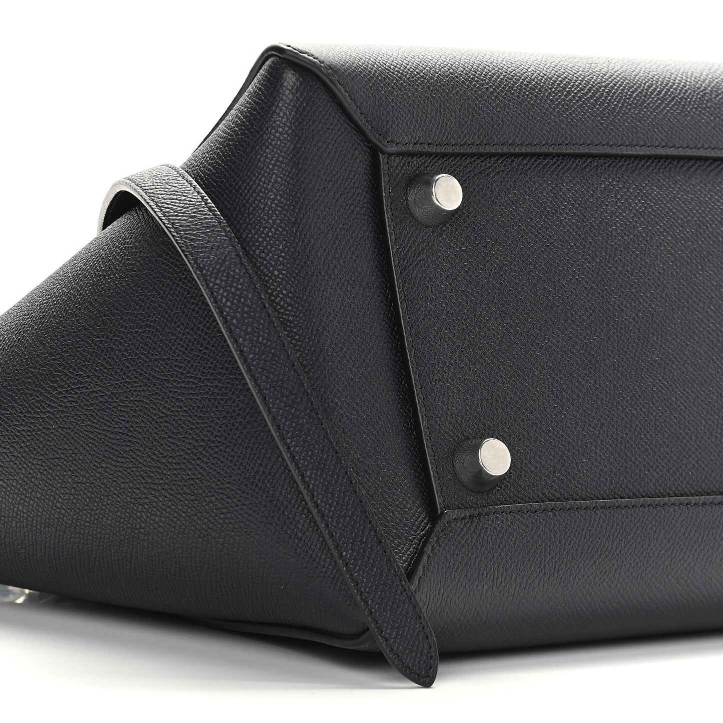 Grained Calfskin Mini Belt Bag Navy