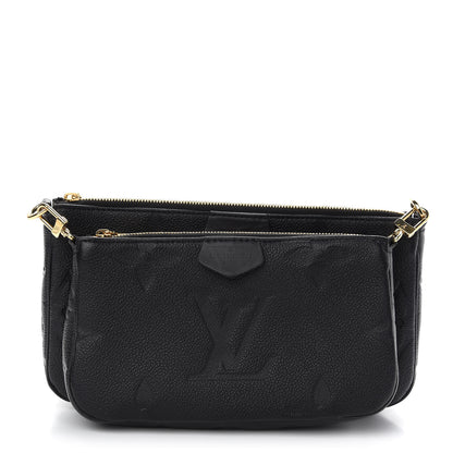 Louis Vuitton Empreinte Monogram Giant Multi Pochette Accessories Black 1 of 8