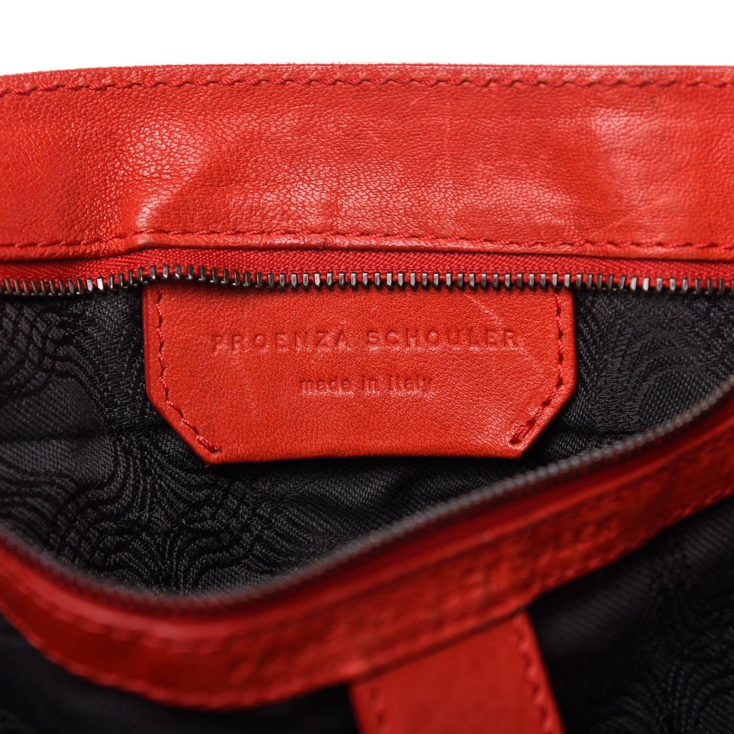 Lambskin PS1 Extra Large Satchel Lipstick Red